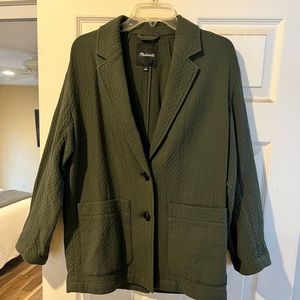 Madewell Diamond Jacquard Shaw Blazer